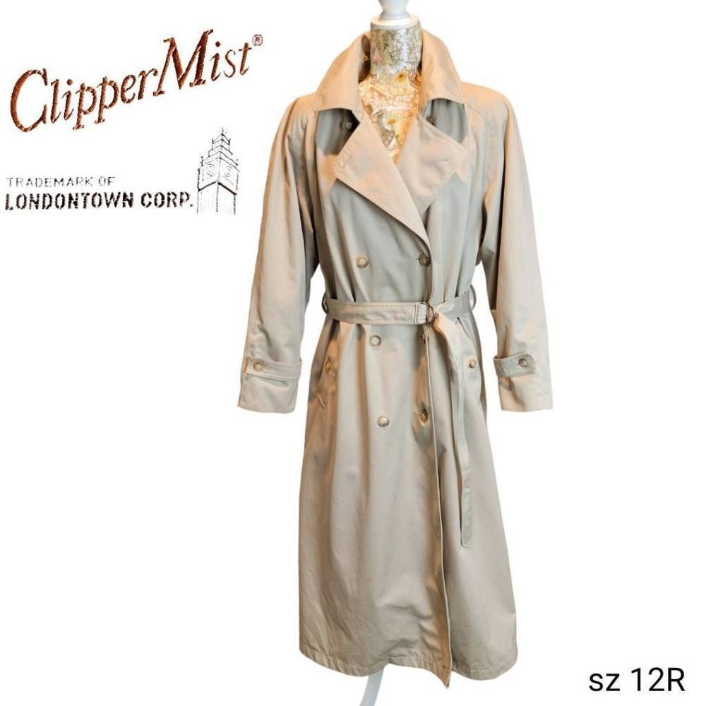 Vintage Clipper Mist Trench Coat